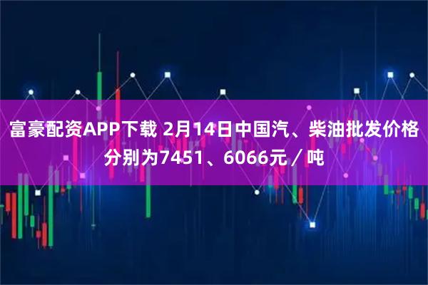 富豪配资APP下载 2月14日中国汽、柴油批发价格分别为7451、6066元／吨