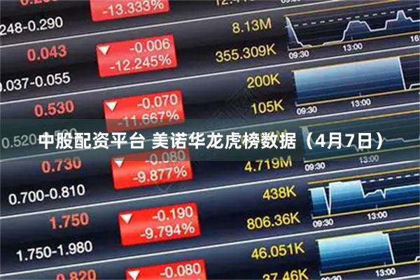 中股配资平台 美诺华龙虎榜数据（4月7日）