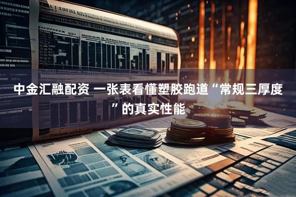 中金汇融配资 一张表看懂塑胶跑道“常规三厚度”的真实性能